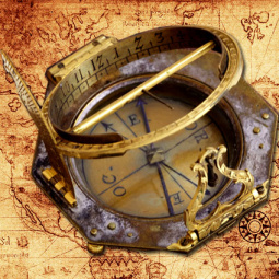 Antique Sundial Compass Level Marin Willebrand Pocket Watch (See Video) C. 1700